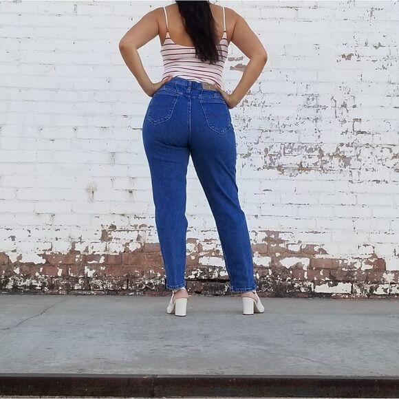 Vintage 90s Lee blue Jeans denim womens size 12p - Picture 8 of 9